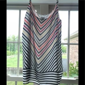 CAbi multicolored “V” spaghetti tank